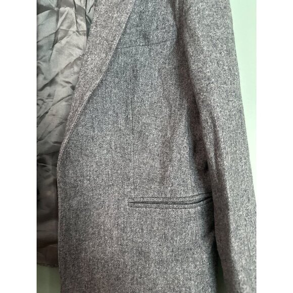 The Villager Blazer Women’s 12 Gray Wool Blend Preppy Academia Old Money Classic - Picture 8 of 8